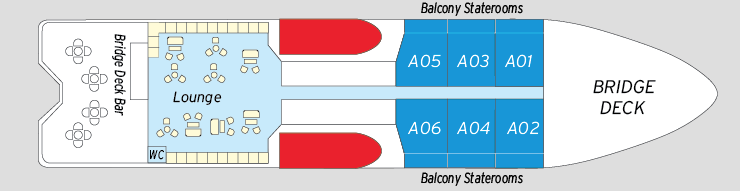 Coral Expeditions Coral Discoverer Deck Plans Bridge Deck.png